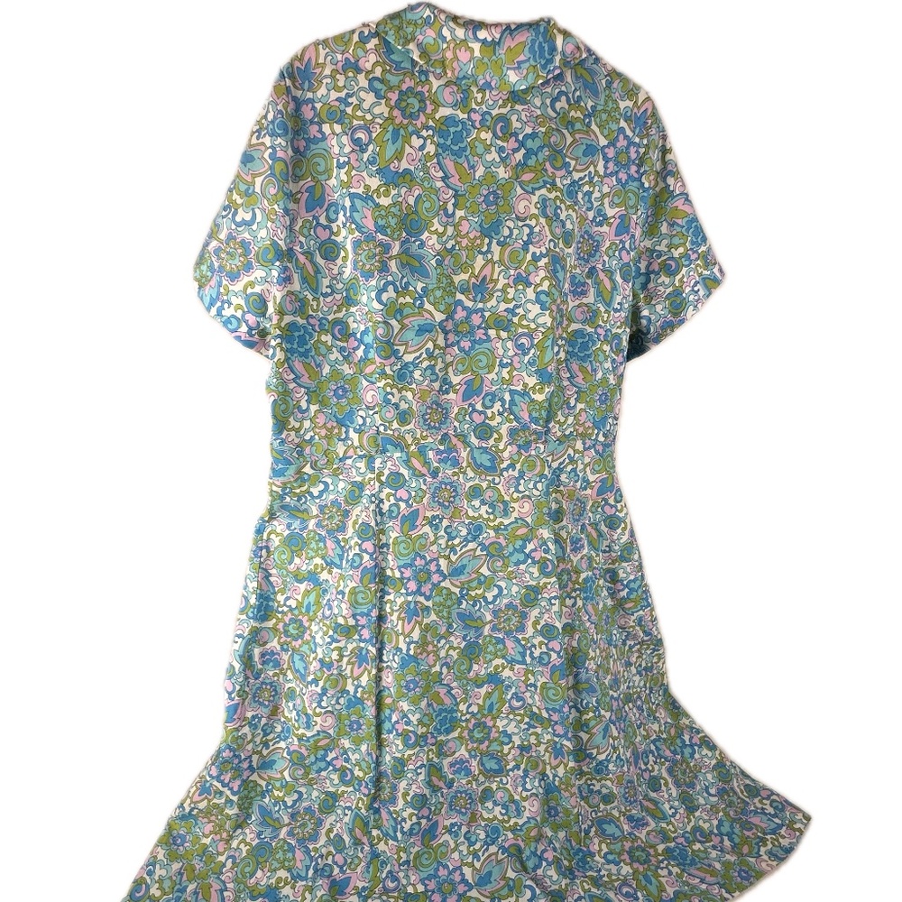 VINTAGE late 60s shirt dress (Caldwell’s Casuals) - Picture 2 of 5